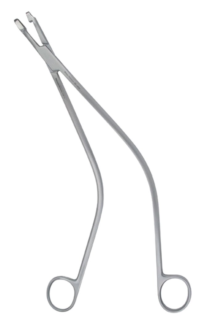 Bumm Uterine Curette, Malleable Shaft, 12" (30.5 Cm), Blunt, 17.0 Mm Wide